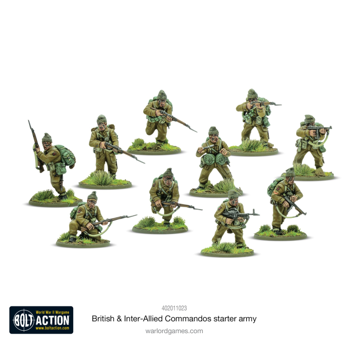 Bolt Action: British & Inter-Allied Commandos Starter Army